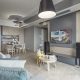 Artemide Tolomeo Mega Floor Lamp in Parc Palais' Living Room