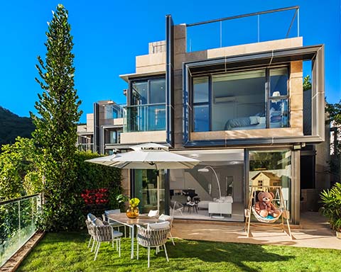 Clear Water Bay Villa House's Backyard Garden Interior Design